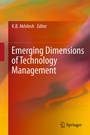 Cover: Emerging Dimensions of Technology Management - Springer