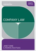 Cover: Company Law - Red Globe Press