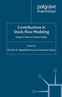Cover: Contributions to Stock-Flow Modeling - Palgrave Macmillan