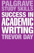 Cover: Success in Academic Writing - Palgrave
