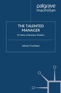 Cover: The Talented Manager - Palgrave Macmillan