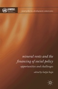 Cover: Mineral Rents and the Financing of Social Policy - Palgrave Macmillan