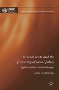 Cover: Mineral Rents and the Financing of Social Policy - Palgrave Macmillan