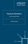 Cover: Classical Liberalism - Palgrave Macmillan