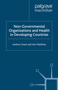 Cover: Non-Governmental Organizations and Health in Developing Countries - Palgrave Macmillan
