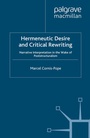 Cover: Hermeneutic Desire and Critical Rewriting - Palgrave Macmillan