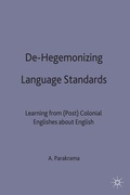 Cover: De-Hegemonizing Language Standards - Palgrave Macmillan