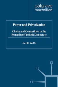 Enlarge image Cover: Power and Privatization - Palgrave Macmillan