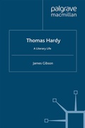 Cover: Thomas Hardy - Palgrave Macmillan