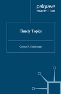 Cover: Timely Topics - Palgrave Macmillan
