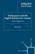 Cover: Shakespeare and the English Renaissance Sonnet - Palgrave Macmillan
