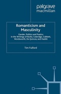 Cover: Romanticism and Masculinity - Palgrave Macmillan