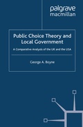 Cover: Public Choice Theory and Local Government - Palgrave Macmillan