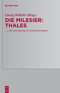 Cover: Thales - De Gruyter
