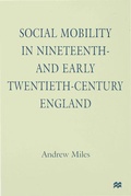Cover: Social Mobility in Nineteenth- and Early Twentieth-Century England - Palgrave Macmillan