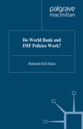 Cover: Do World Bank and IMF Policies Work? - Palgrave Macmillan