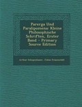 Cover: Parerga Und Paralipomena - Nabu Press