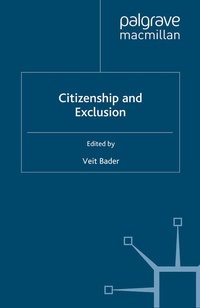 Enlarge image Cover: Citizenship and Exclusion - Palgrave Macmillan