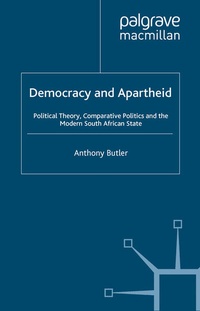 Enlarge image Cover: Democracy and Apartheid - Palgrave Macmillan