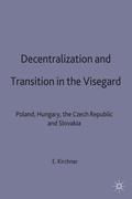 Cover: Decentralization and Transition in the Visegrad - Palgrave Macmillan