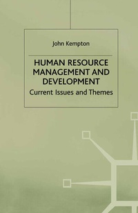 Enlarge image Cover: Human Resource Management and Development - Palgrave Macmillan