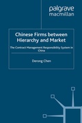 Cover: Chinese Firms Between Hierarchy and Market - Palgrave Macmillan