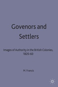 Cover: Governors and Settlers - Palgrave Macmillan