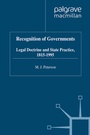 Cover: Recognition of Governments - Palgrave Macmillan