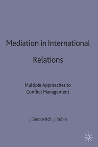 Abbildung von: Mediation in International Relations - Palgrave Macmillan