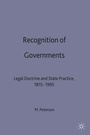 Cover: Recognition of Governments - Palgrave Macmillan