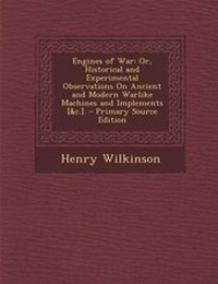 Enlarge image Cover: Engines of War - Nabu Press