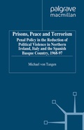 Cover: Prisons, Peace and Terrorism - Palgrave Macmillan