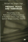 Cover: Prisons, Peace and Terrorism - Palgrave Macmillan
