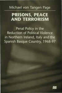 Enlarge image Cover: Prisons, Peace and Terrorism - Palgrave Macmillan