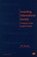 Cover: Inventing International Society - Palgrave Macmillan