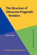 Cover: The Structure of Discourse-Pragmatic Variation - John Benjamins Publishing Co