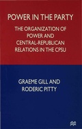 Cover: Power in the Party - Palgrave Macmillan