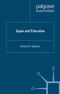 Cover: Japan and Education - Palgrave Macmillan