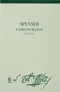 Cover: A Spenser Chronology - Palgrave Macmillan