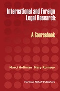 Cover: International and Foreign Legal Research - Brill