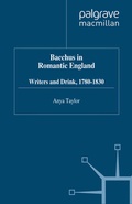 Cover: Bacchus in Romantic England - Palgrave Macmillan