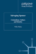 Cover: Salvaging Spenser - Palgrave Macmillan