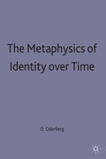 Cover: The Metaphysics of Identity over Time - Palgrave Macmillan