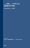 Cover: Akrasia in Greek Philosophy - Brill