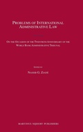Cover: Problems of International Administrative Law - Martinus Nijhoff