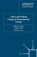 Cover: Values and Political Change in Postcommunist Europe - Palgrave Macmillan