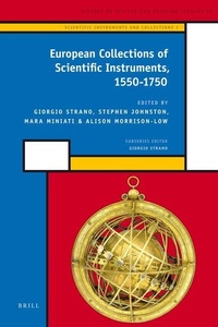 Enlarge image Cover: European Collections of Scientific Instruments, 1550-1750 - Brill