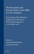 Cover: The Reception and Interpretation of the Bible in Late Antiquity - Brill