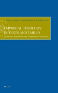 Cover: Empirical Theology in Texts and Tables - Brill