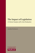Cover: The Impact of Legislation - Martinus Nijhoff